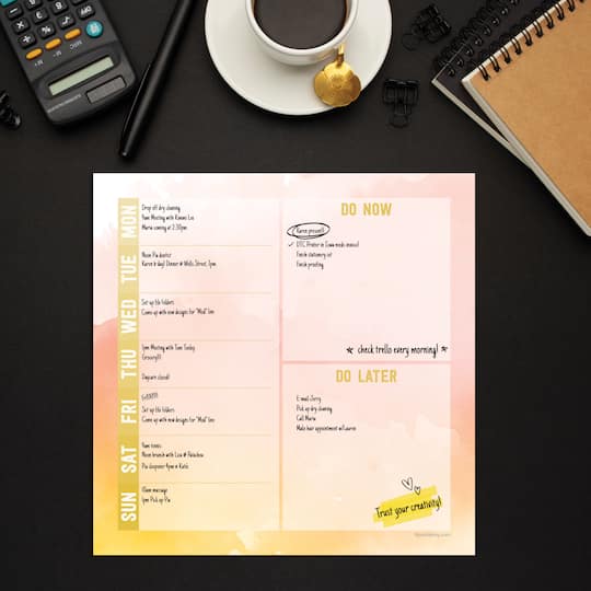 TF Publishing Joy Weekly Square Schedule Pad
